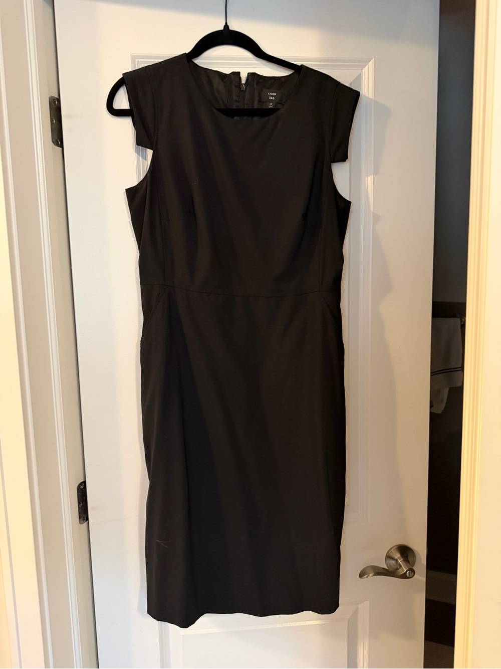 Classic Black Sheath Resume Dress - Women